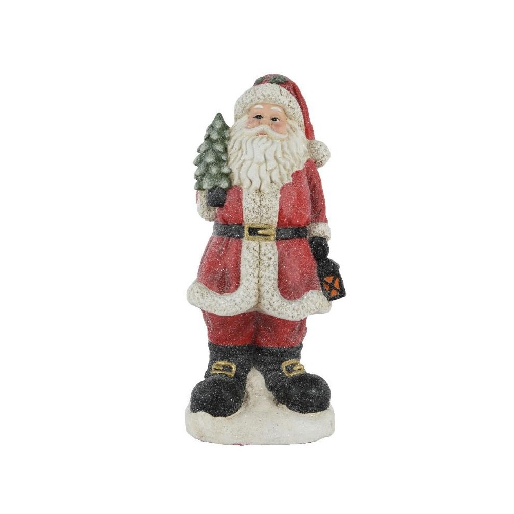 BABBO NATALE H.48CM. RESINA GLITTER
